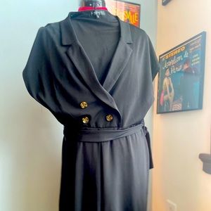 ✨2/30$✨ One-piece pantsuit with waist-tie. Size M